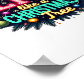 Let's Get Lit -  Funny Christmas Pun Graphic Holid ポスター (角)