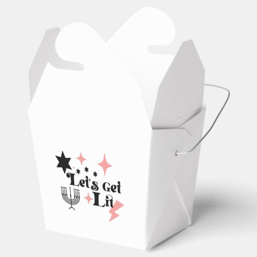 Let's Get Lit  gift box   Hanukkah gift box フェイバーボックス (オープン)