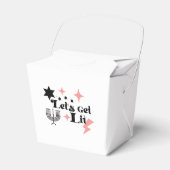 Let's Get Lit  gift box   Hanukkah gift box フェイバーボックス (正面サイド)