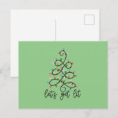 Let's Get Lit Greeting Postcard シーズンポストカード (正面/裏面)