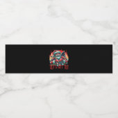 Let's Get Lit Santa Christmas Vibe Classic ペットボトルラベル (シングルラベル)