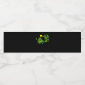 Let's Get Lit Tipsy Christmas Tree Funny Essential ペットボトルラベル (シングルラベル)