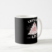 Let's Get Lit - White Essential コーヒーマグカップ (正面右)