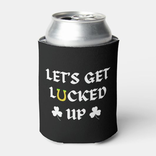 Let's Get Lucked Up St. Patrick's Day 缶クーラー (缶正面)