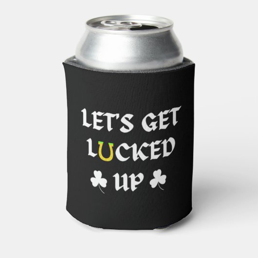 Let's Get Lucked Up St. Patrick's Day 缶クーラー (缶裏面)