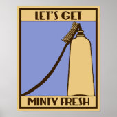 Let's get minty fresh retro advertising ポスター (正面)