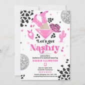 Let's Get Nashtyバチェロレッテ週末の日程 招待状 (正面)