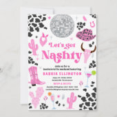 Let's Get Nashtyバチェロレッテ週末の日程 招待状 (正面)