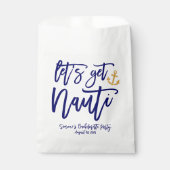 Let's Get Nauti | 海の上のブライズパーティー フェイバーバッグ (正面)