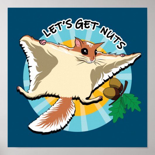 Let's Get Nuts - Flying Squirrel ポスター (正面)