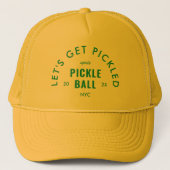 Let's Get Pickled Après Pickle Ball Yellow キャップ (正面)