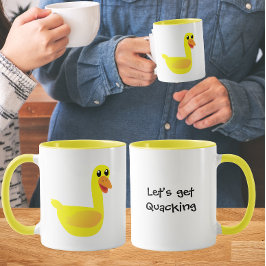 Let's get Quacking Duck Humor マグカップ