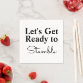 Let's get Ready to Stumble Celebration スタンダードカクテルナプキン (インサイチュ)