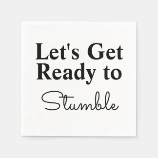 Let's get Ready to Stumble Celebration スタンダードカクテルナプキン