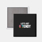 Let's Get Sendy 67 Ice Cream 7endy 6 7endy 67 Meme マグネット (正面/裏面)