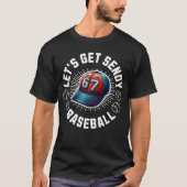 Lets Get Sendy Baseball Tシャツ (正面)