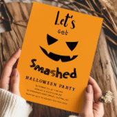 Let's Get Smashed Adult Halloween 招待状