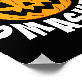 Let's Get Smashed Funny Halloween PumpkinスマイルOc ポスター (角)