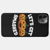 Lets Get Smashed Pumpkins Jack O Lantern Halloween Case-Mate iPhoneケース (裏面(横))