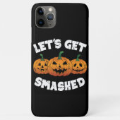 Lets Get Smashed Pumpkins Jack O Lantern Halloween Case-Mate iPhoneケース (裏面)