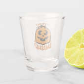 Let's Get Smashed Tipsy Halloween Jack-O’-Lantern ショットグラス (裏面)