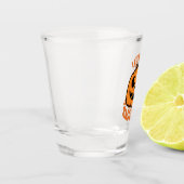 Let's Get Smashed Tipsy Halloween Jack-O’-Lantern ショットグラス (左)