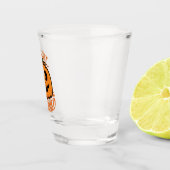 Let's Get Smashed Tipsy Halloween Jack-O’-Lantern ショットグラス (右)