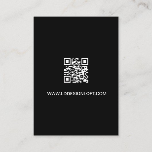Let's get social media handles and website QR code 名刺 (裏面)