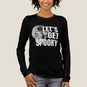 "Let's Get Spooky" ドクロTシャツ トライブレンドTシャツ (正面)