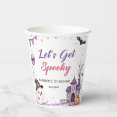 Let's Get Spooky Halloween Birthday Paper Cups 紙コップ (正面)