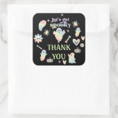 Let's Get Spooky,Halloween party  スクエアシール (バッグ)