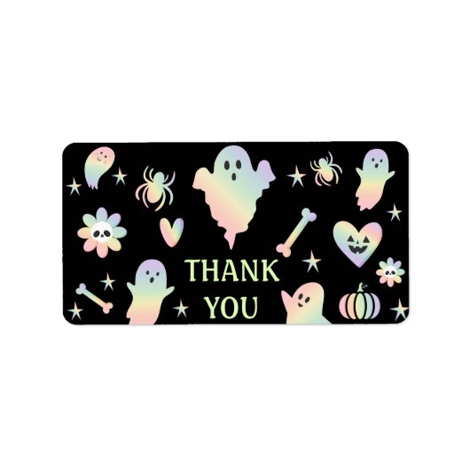 Let's Get Spooky,Halloween party  ラベル (正面)