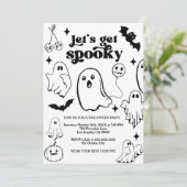 Let's Get Spooky,Halloween party 招待状 (スタンド正面)