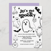 Let's Get Spooky,Halloween party 招待状 (正面/裏面)