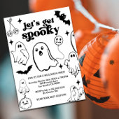 Let's Get Spooky,Halloween party 招待状