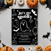 Let's Get Spooky,Halloween party 招待状