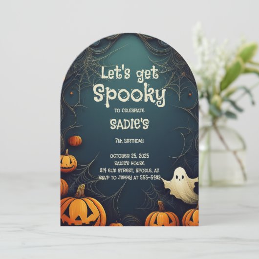 Let's Get Spooky Invitation 招待状 (スタンド正面)