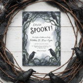Let's Get Spooky Raven Halloween Party 招待状