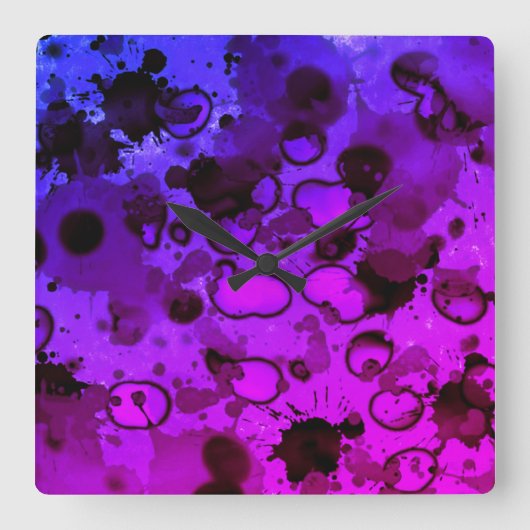 let's get to staining Wall Clock スクエア壁時計 (正面)