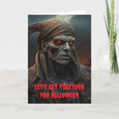 Let's get together for Halloween. カード (正面)