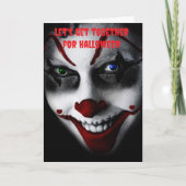 Let's get together for Halloween. カード (正面)