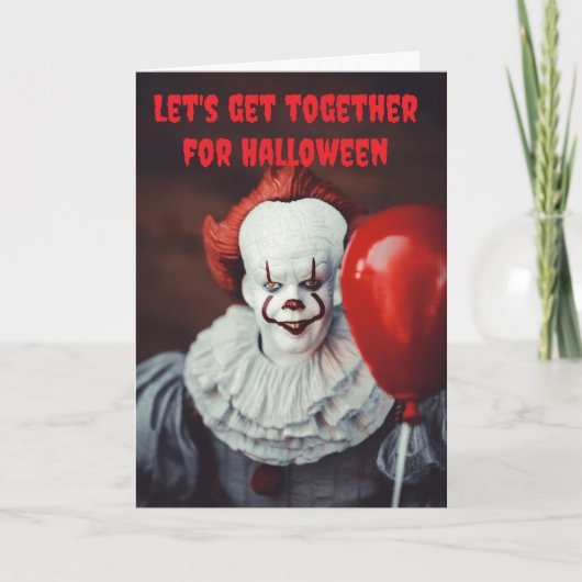 Let's get together for Halloween. カード (正面)