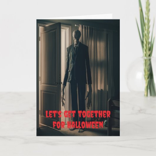 Let's get together for Halloween. カード (正面)