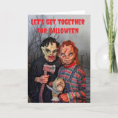 Let's get together for Halloween. カード (正面)