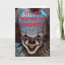 Let's get together for Halloween. カード