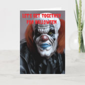 Let's get together for Halloween. カード (正面)