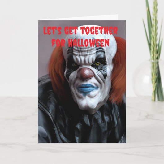 Let's get together for Halloween. カード (正面)