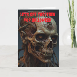 Let's get together for Halloween. カード