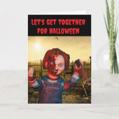 Let's get together for Halloween. カード (正面)