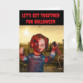 Let's get together for Halloween. カード